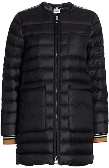 burberry bainton collarless puffer coat|Women’s Puffer Jackets .